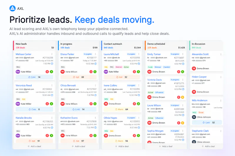 AXL: AI-Native Sales & Marketing OS screenshot 4