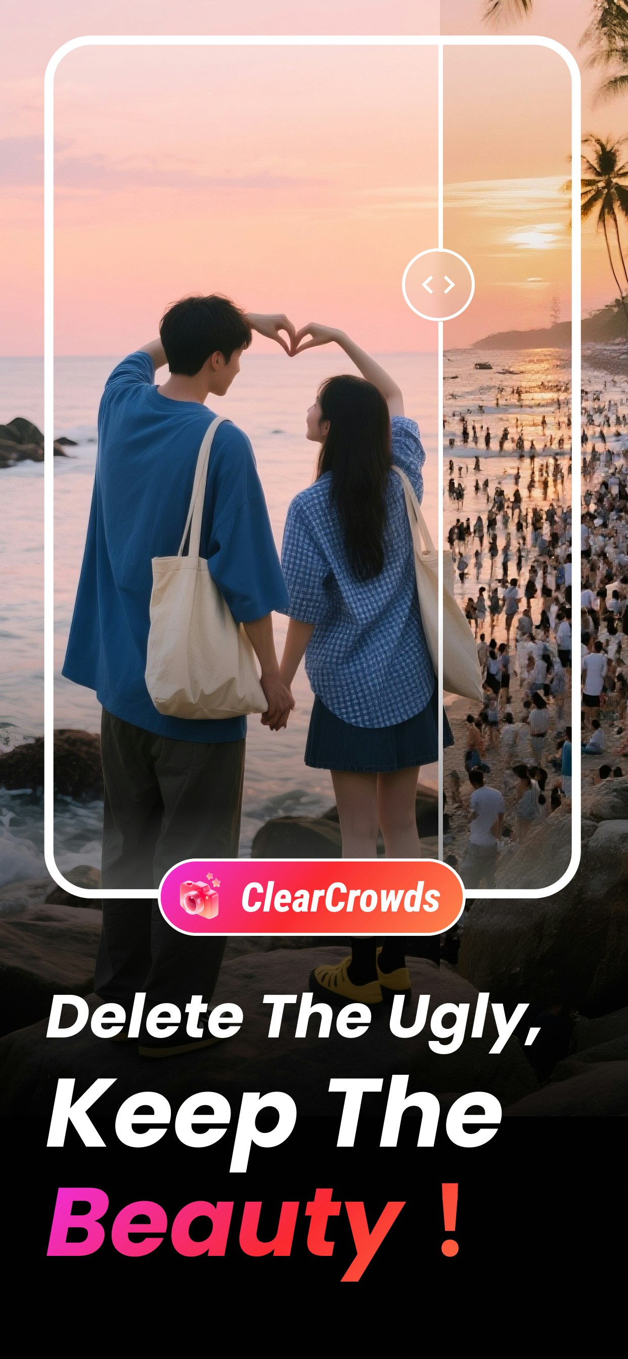 Média ClearCrowds - Remove crowds, wires, and photobombs — keep the moment. 2