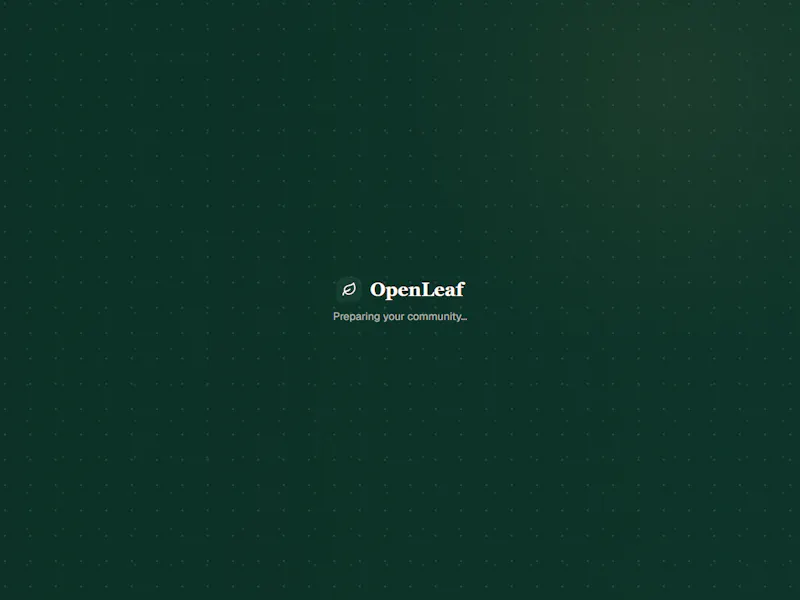 OpenLeaf screenshot 1