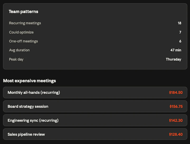 MeetingCost PRO screenshot 5