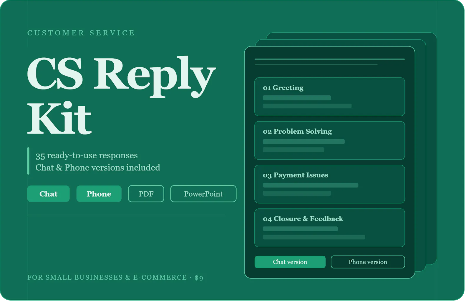 CS Reply Kit screenshot 1