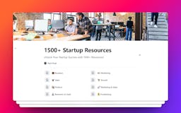 1500+ Startup Resources media 1