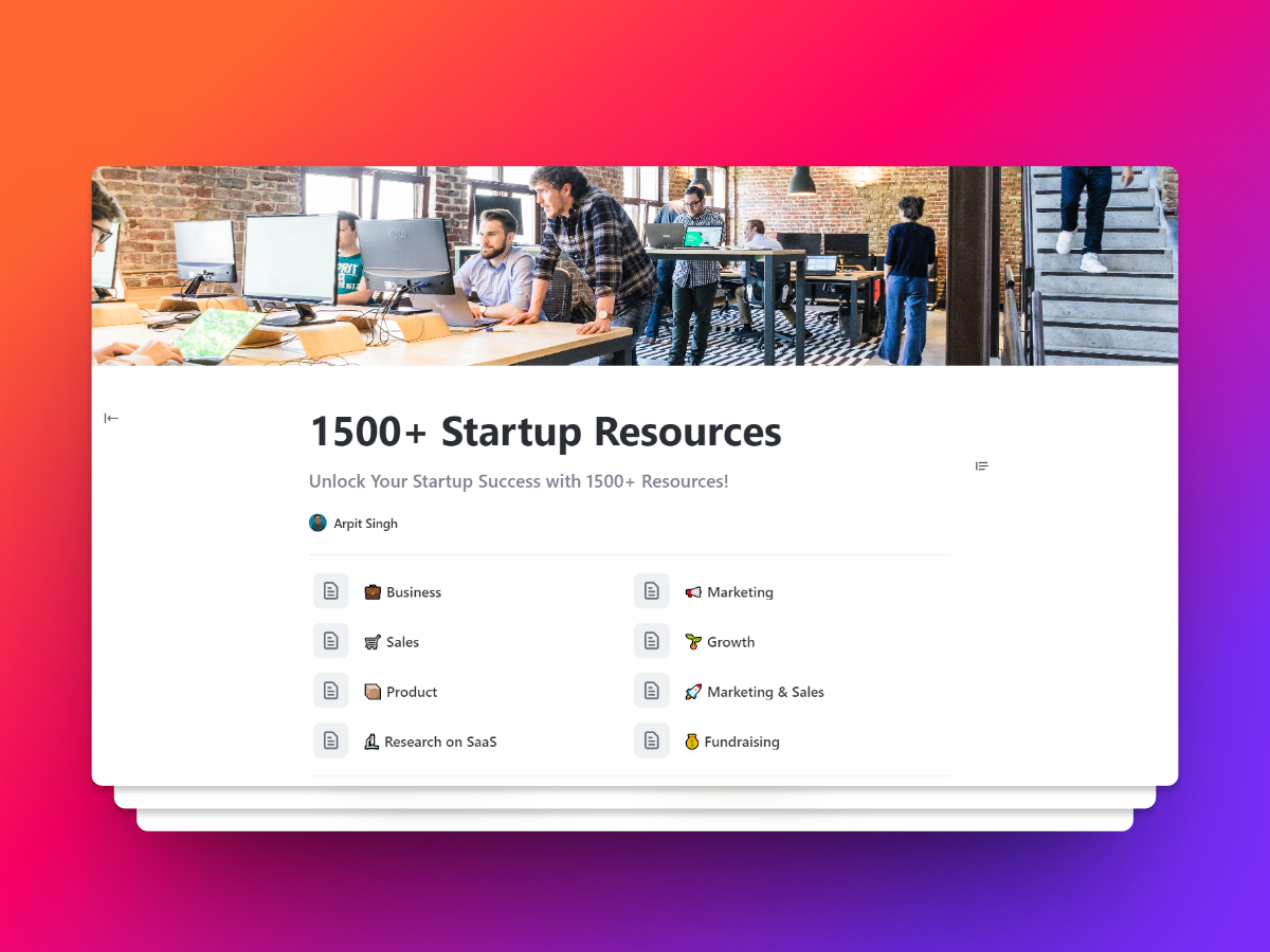 startuptile 1500+ Startup Resources-Unlock your startup success with 1500+ startup resources