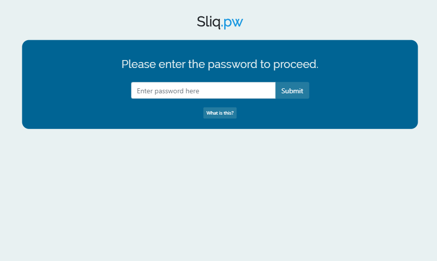 Sliq.pw Advanced URL Shortener gallery image