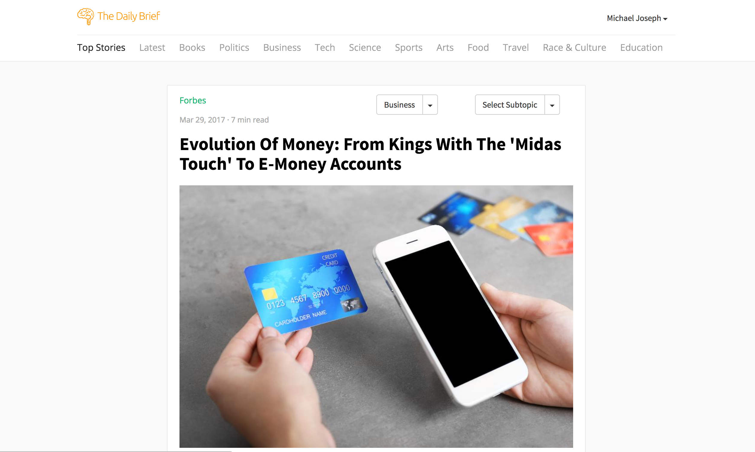 The Daily Brief gallery image