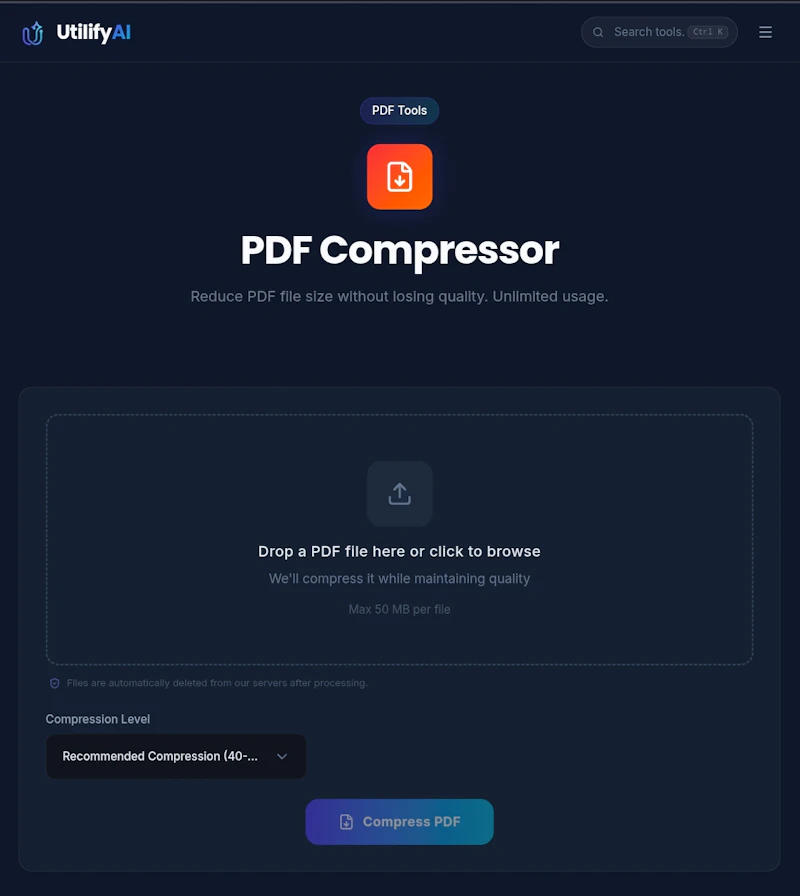 UtilifyAI screenshot 2