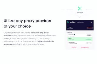 Oxy Proxy Extension for Google Chrome gallery image