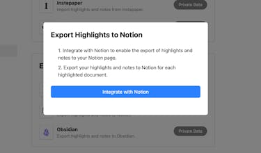Glasp: Seamless Key Highlights to Notion gallery image