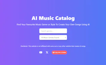 AI Music Catalog gallery image