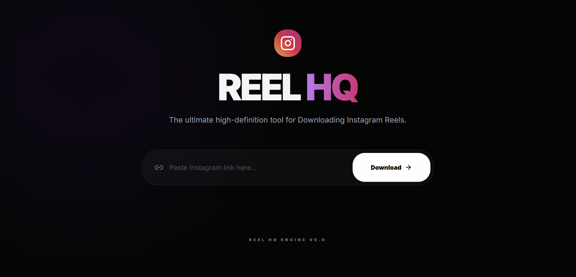 Insta Reel Downloader - Main product screenshot demonstrating key features and user interface