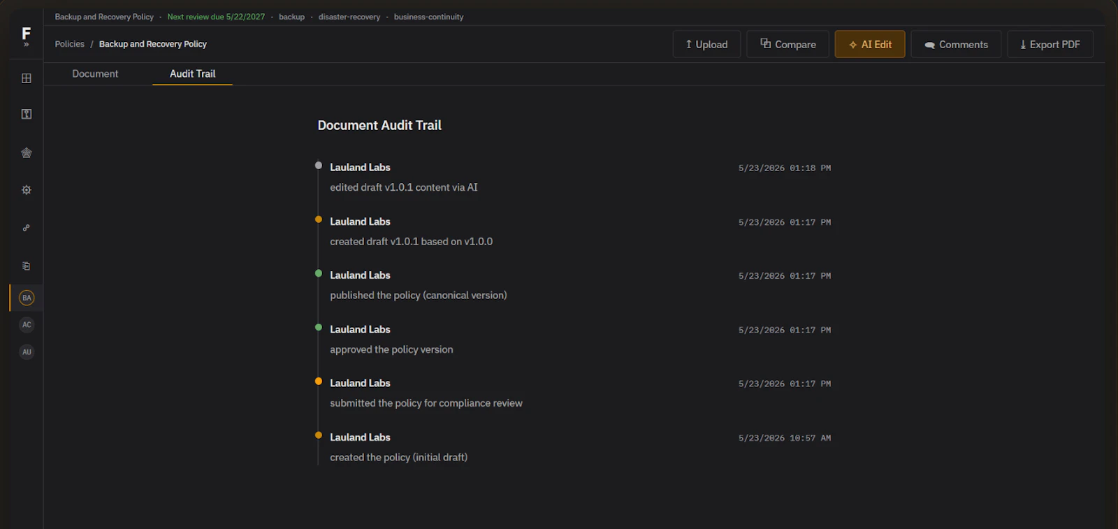 Firmis screenshot 2