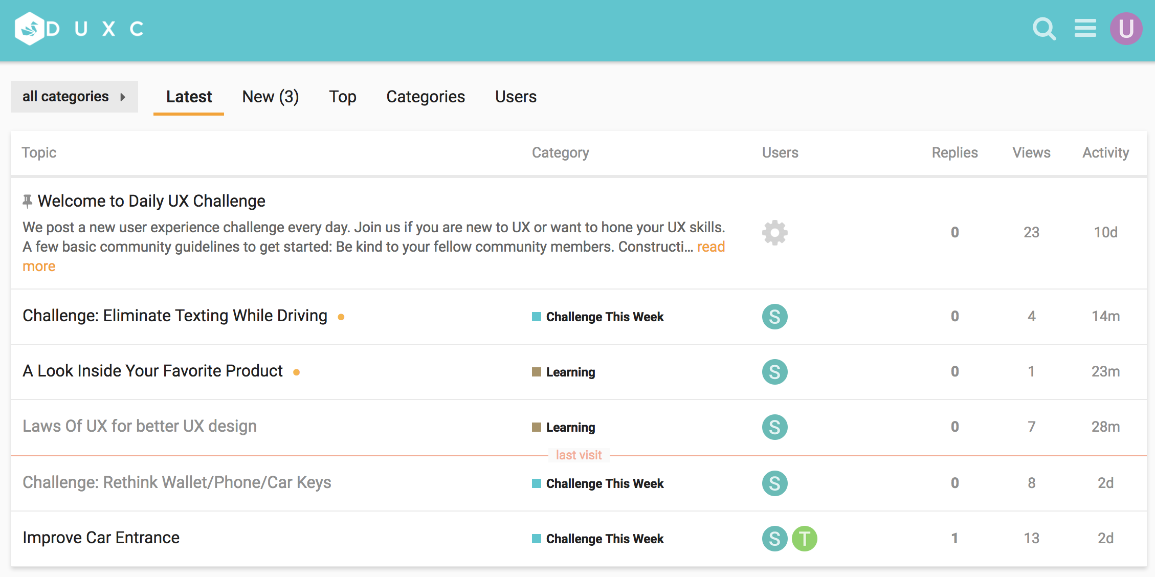 Daily UX Challenge Image