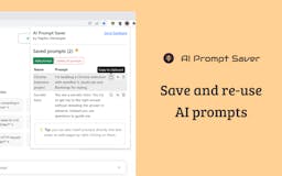 AI Prompt Saver media 1