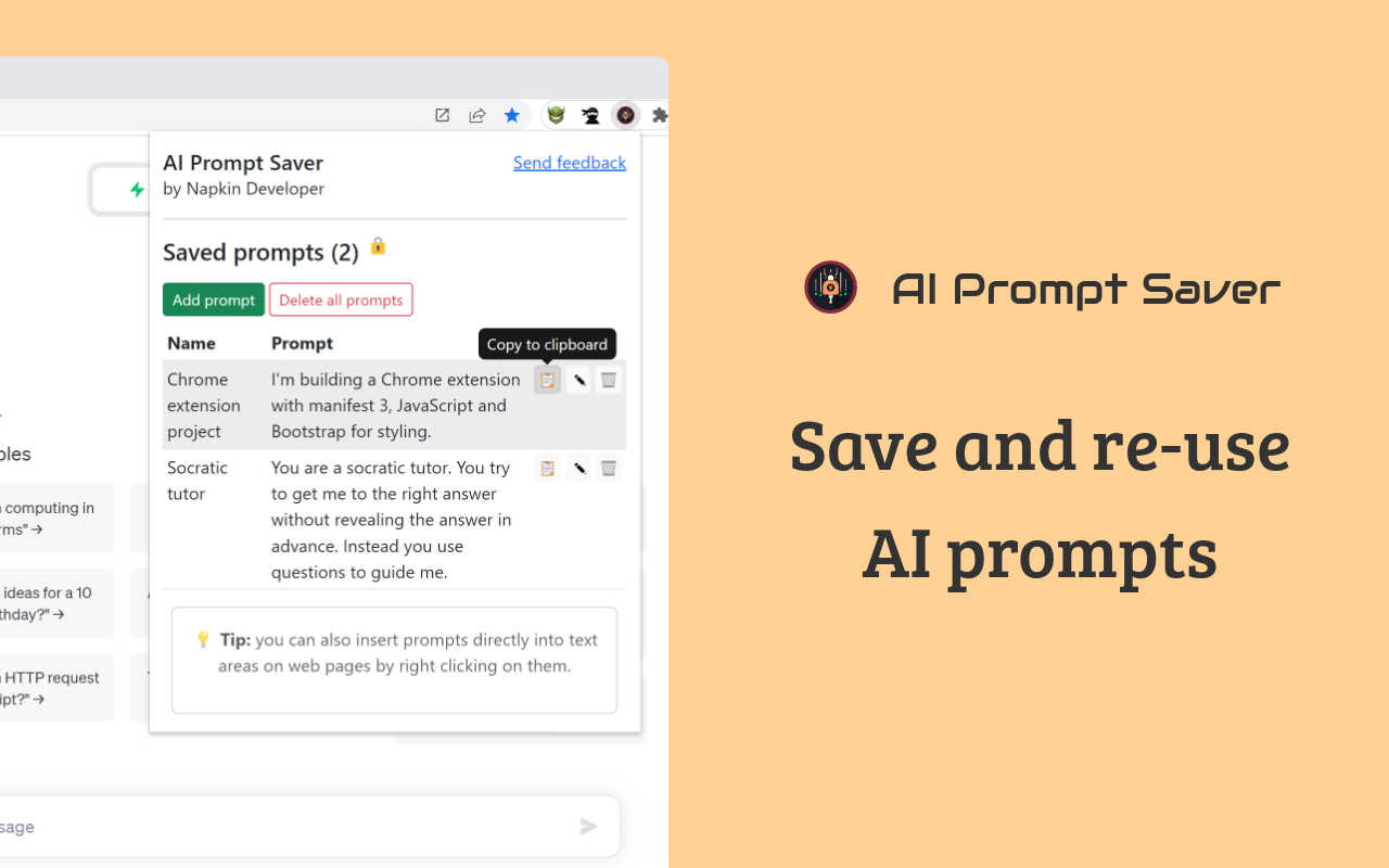 AI Prompt Saver media 1