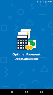 Optimal Payment Debt Calculator
