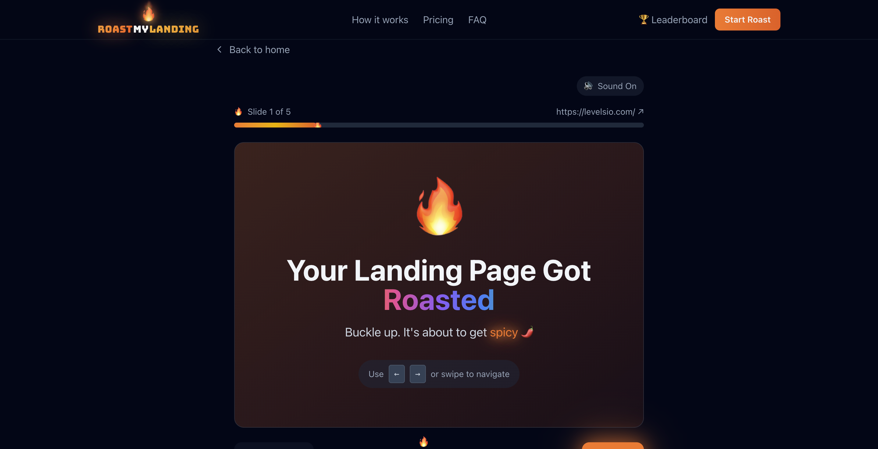 RoastMyLanding gallery image