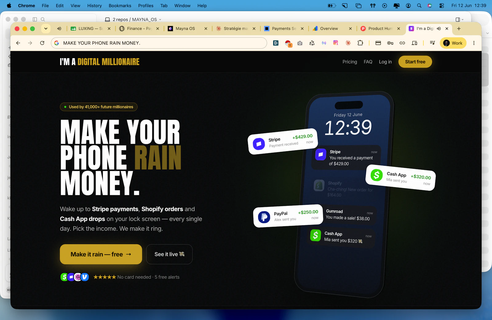 I'M A DIGITAL MILLIONAIRE screenshot 1