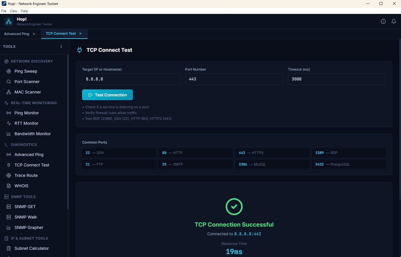 Hop! - Network Engineer Toolset gallery image