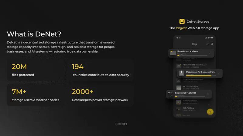 DeNet screenshot 2