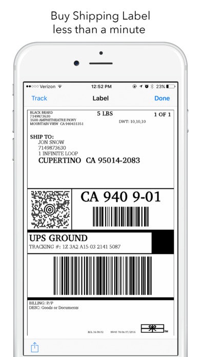 Ship Label gallery image