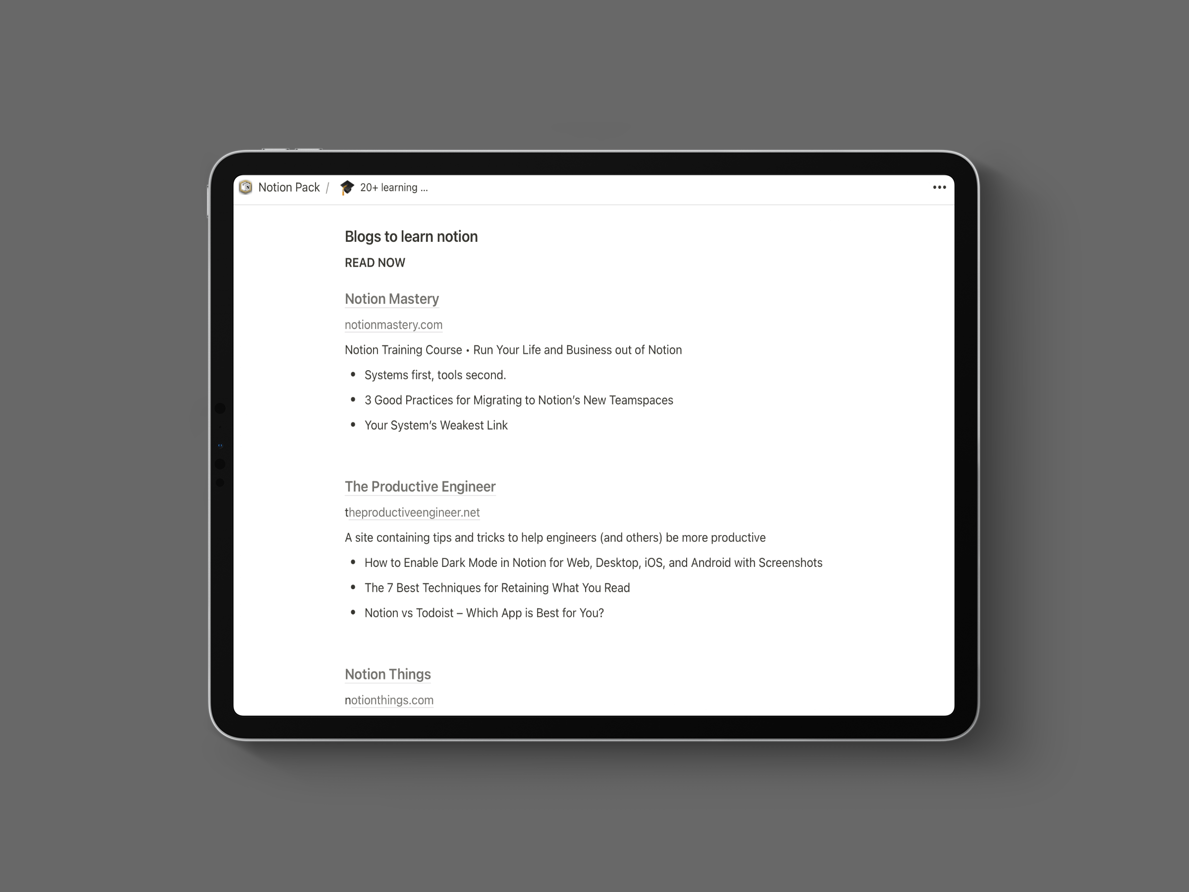 Notion Creators Pack gallery image
