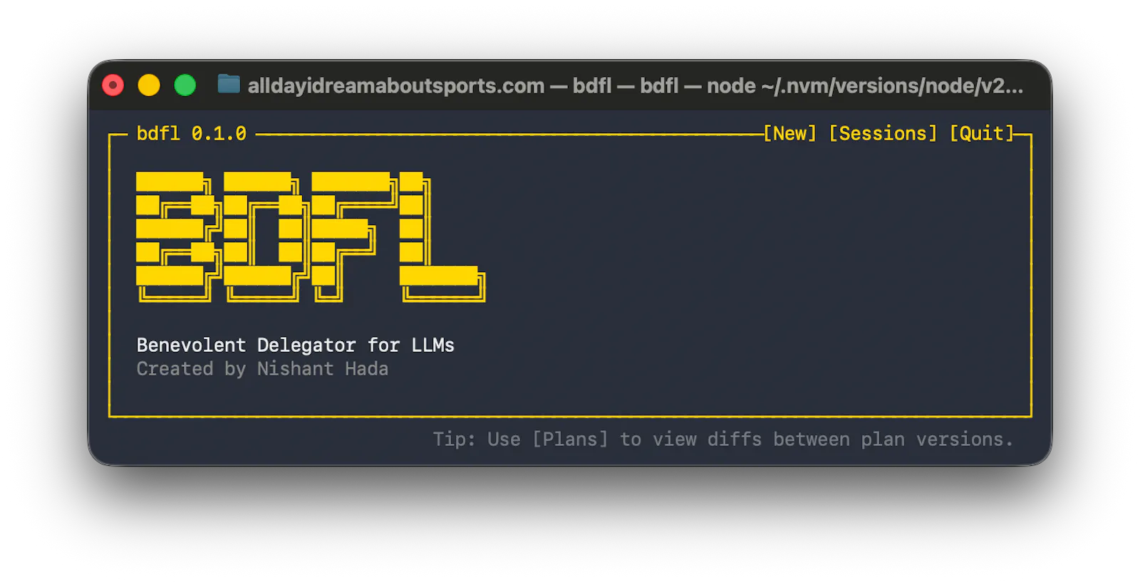BDFL - Benevolent Delegator for LLMs screenshot 1