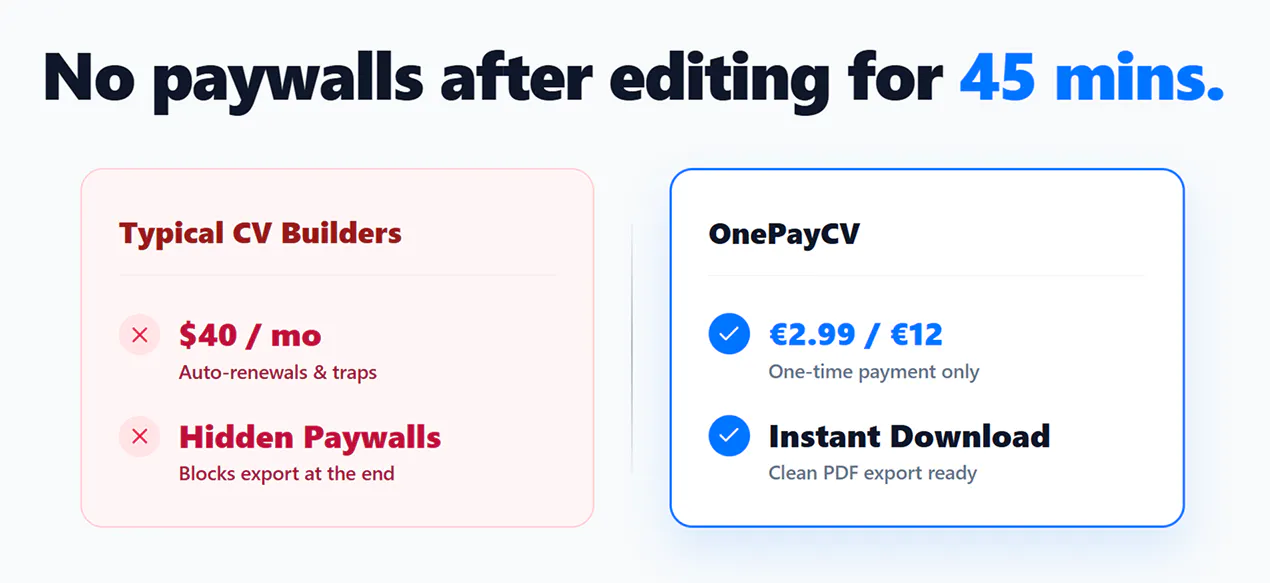 OnePayCV gallery image