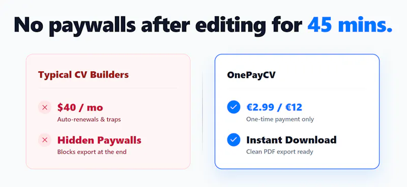 OnePayCV screenshot 4