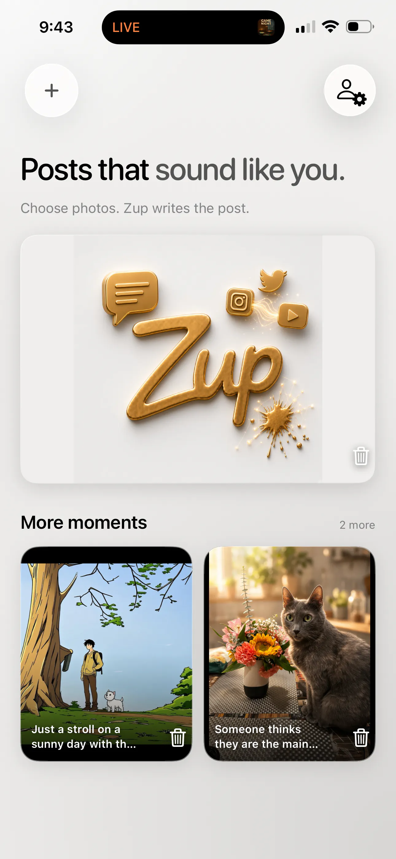 Zup Cross Lost in a Snap gallery image
