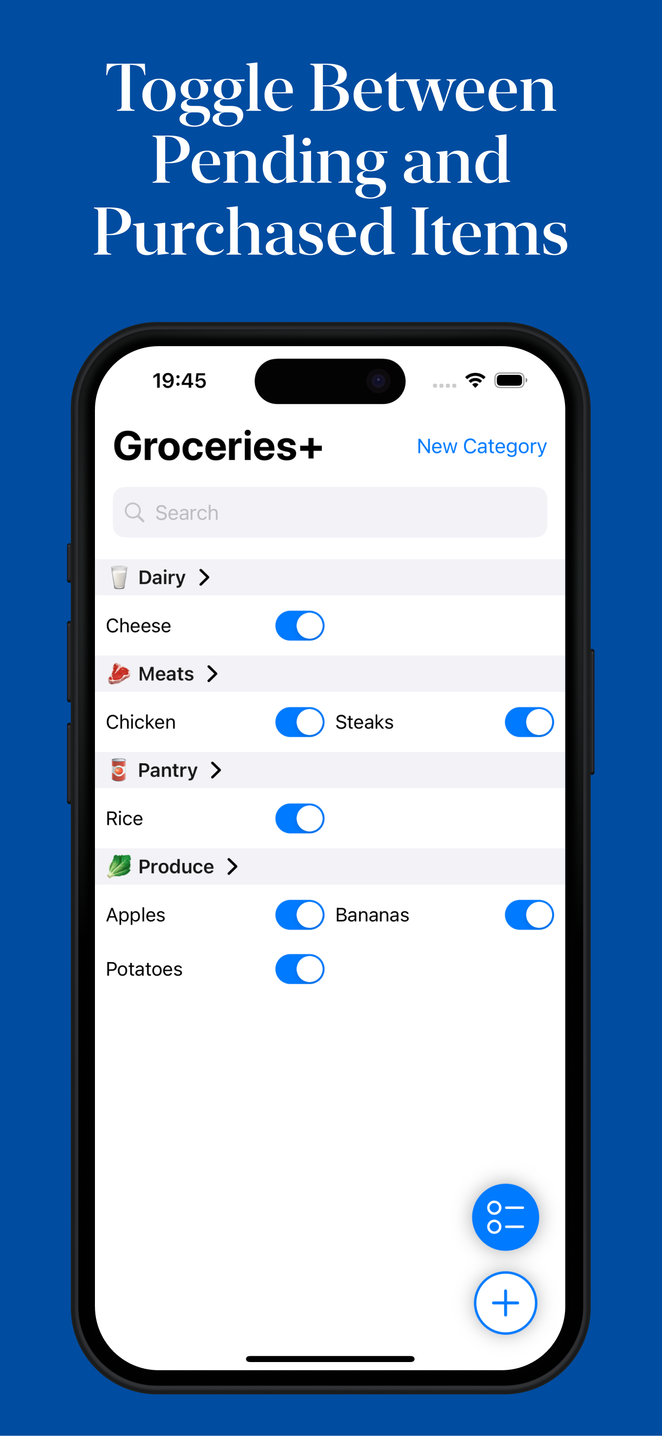Comestibles: lista de compras media 4