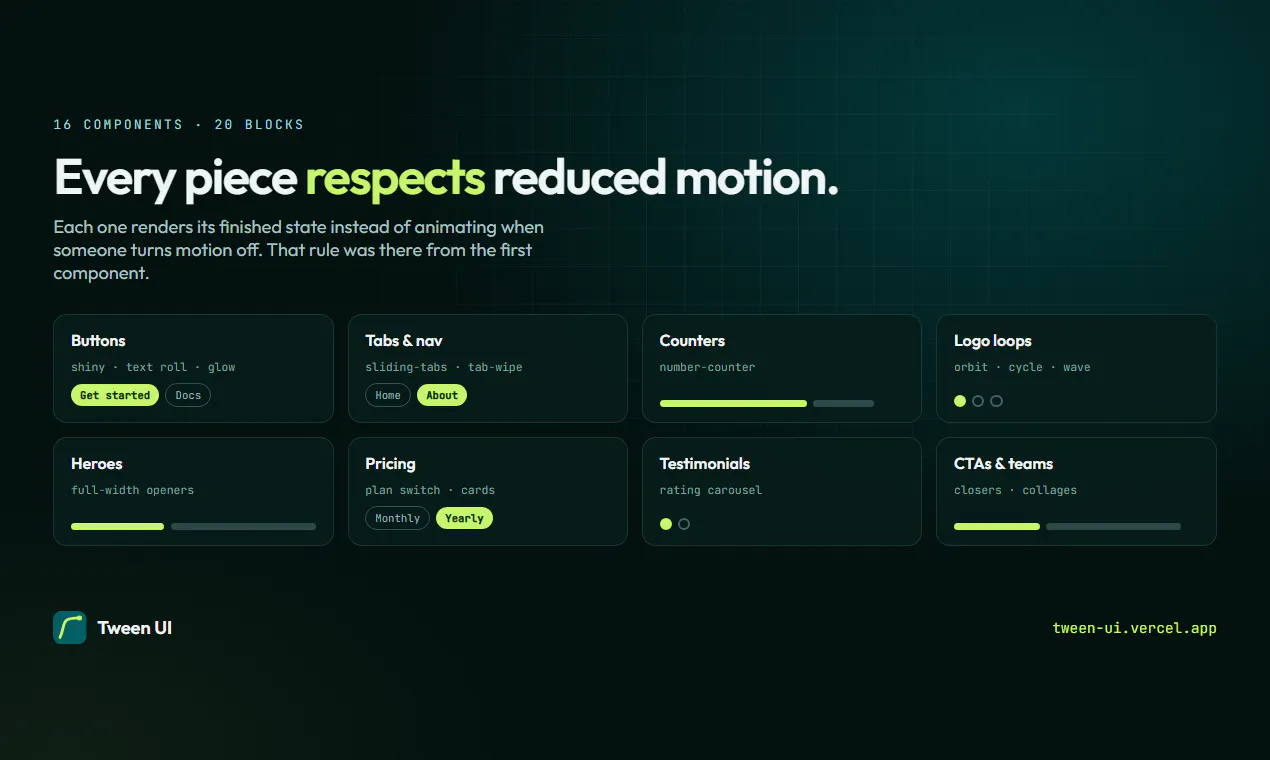 Tween UI gallery image