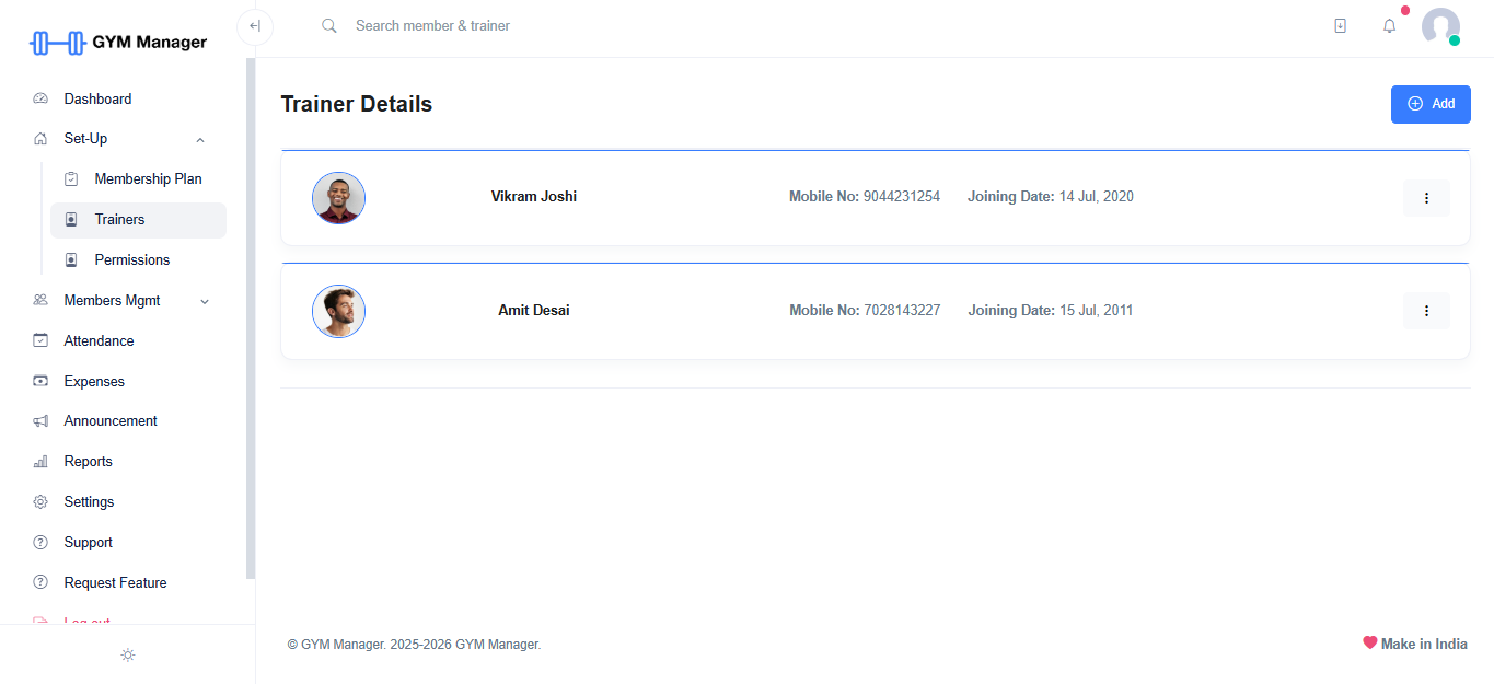 GYM Manager gallery image