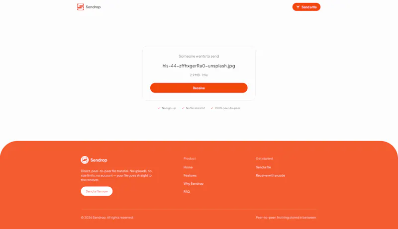 Sendrop screenshot 5