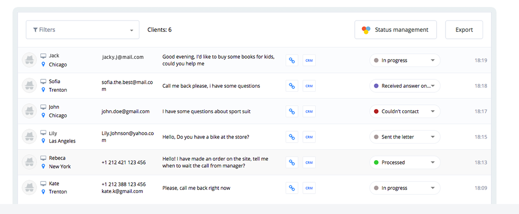 Venew.io - chatbot platform. gallery image