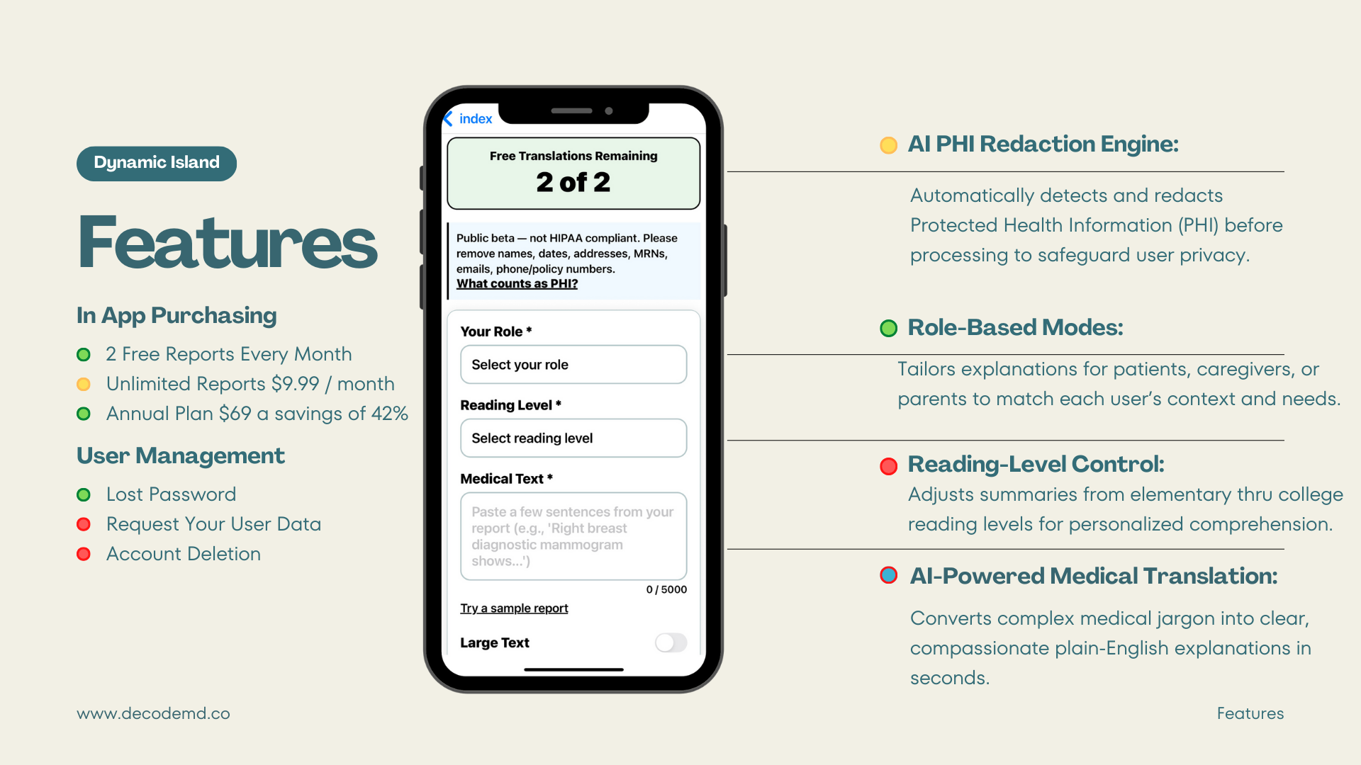 DecodeMD: Medical Report Translator gallery image