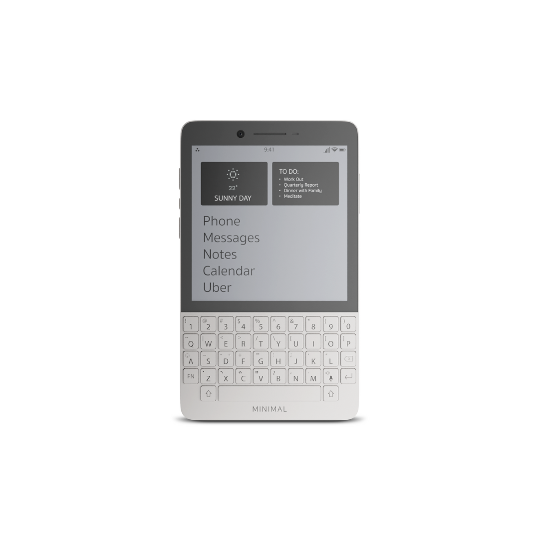 最小限の電話：QWERTY電話メディア3