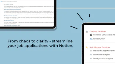 Notion Job Applications Tracker (Free) gallery image