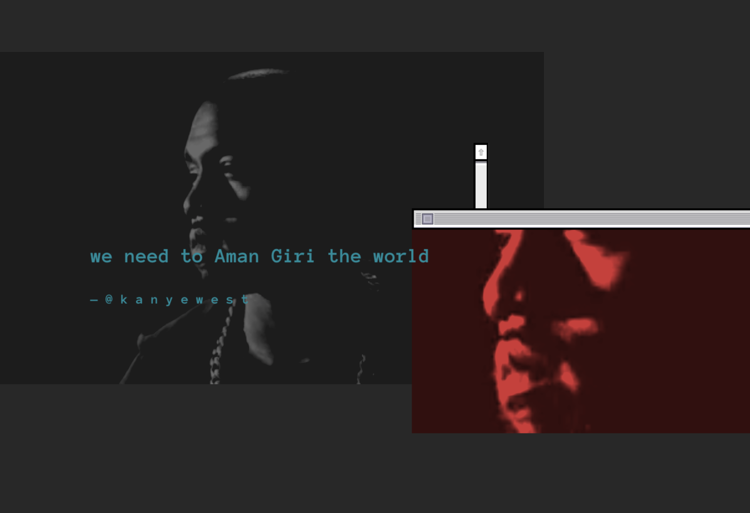 Kanye, Inspire Me. Image