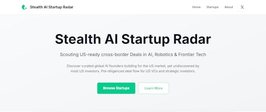 Stealth AI Startup Radar gallery image