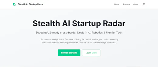 Stealth AI Startup Radar gallery image