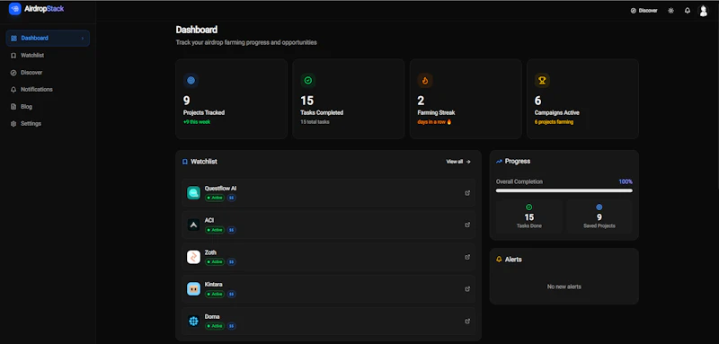 AirdropStack screenshot 1