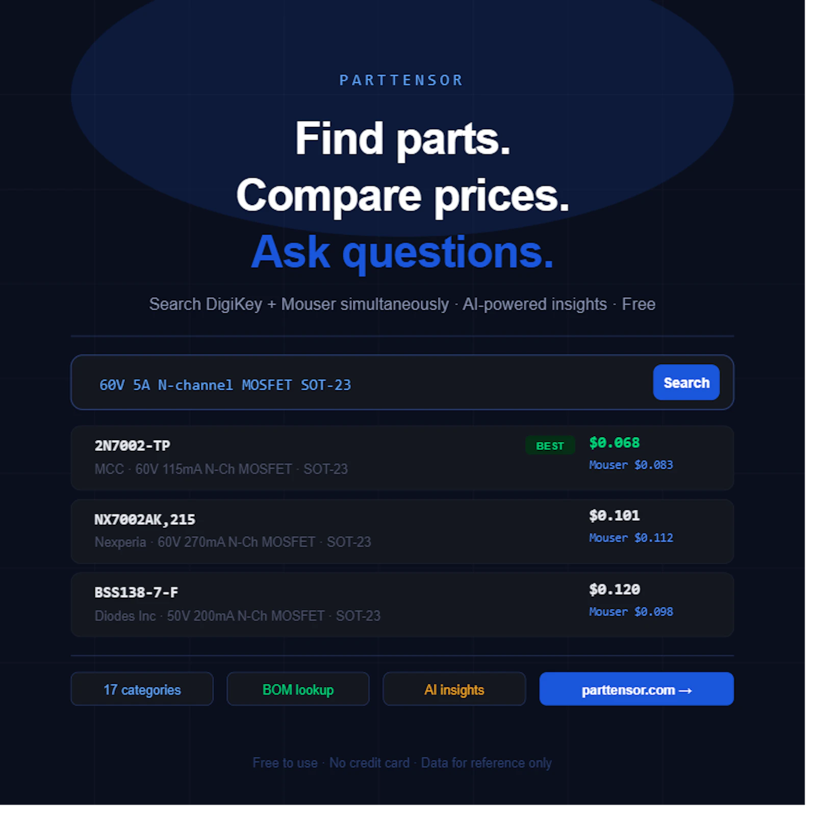 PartTensor screenshot 1