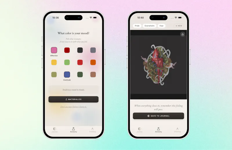 Inner Plates - Mood journal screenshot 1