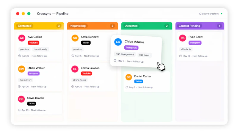Creosync screenshot 2
