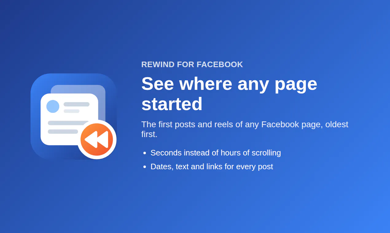 Rewind for Facebook gallery image