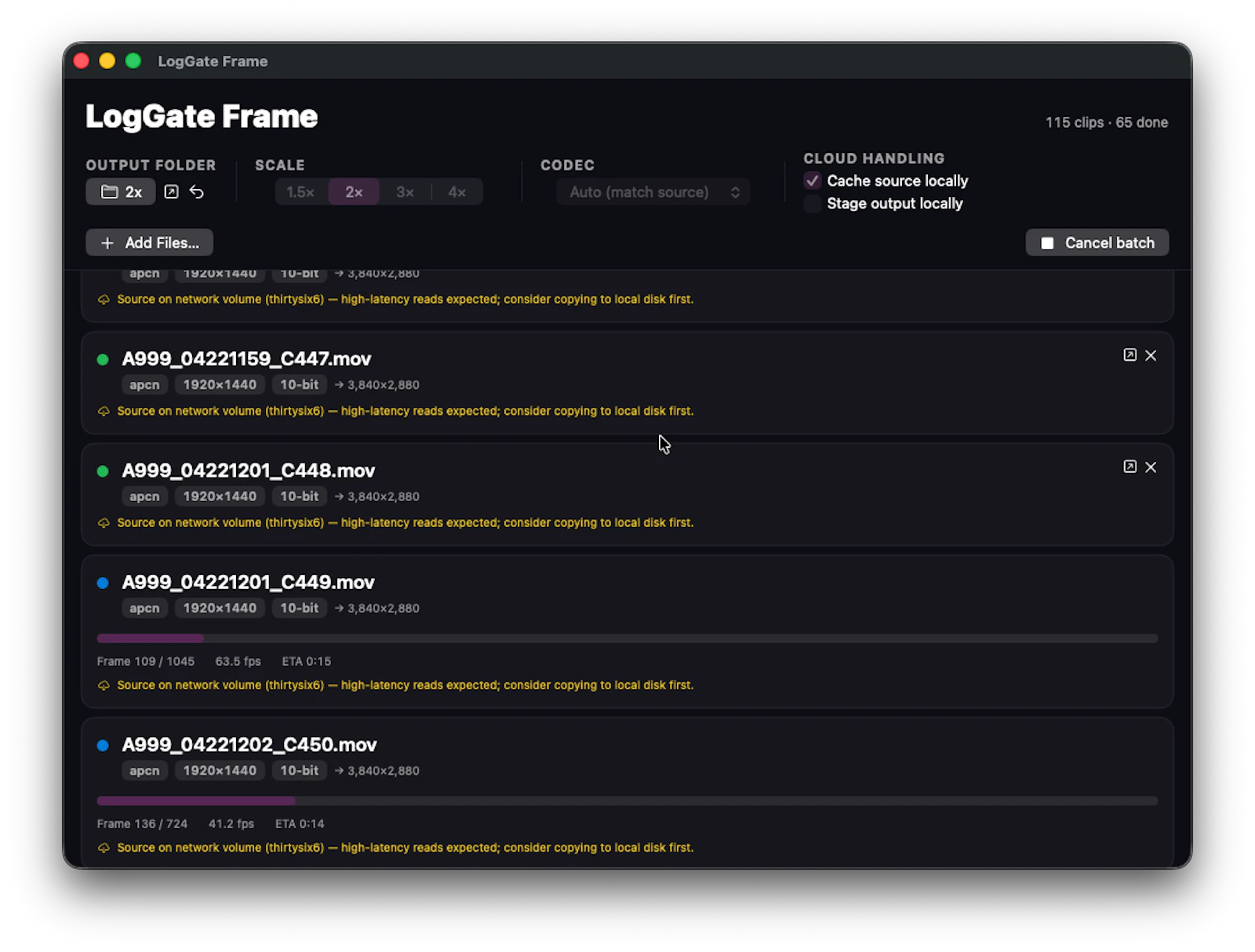 LogGate Frame screenshot 1
