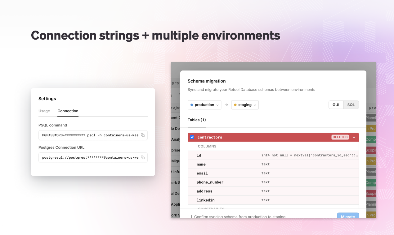 Media Pangkalan data retool - Mengurus PostgreSQL DB Spreadsheet seperti Editor Data 4