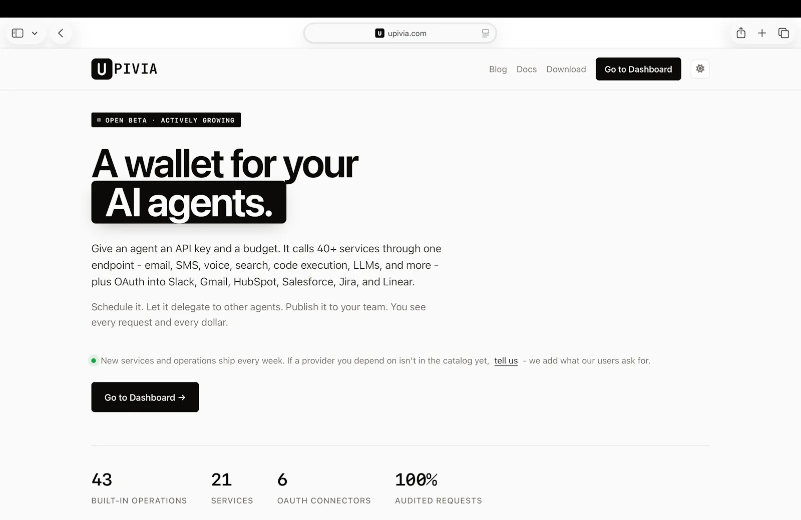Upivia screenshot 2