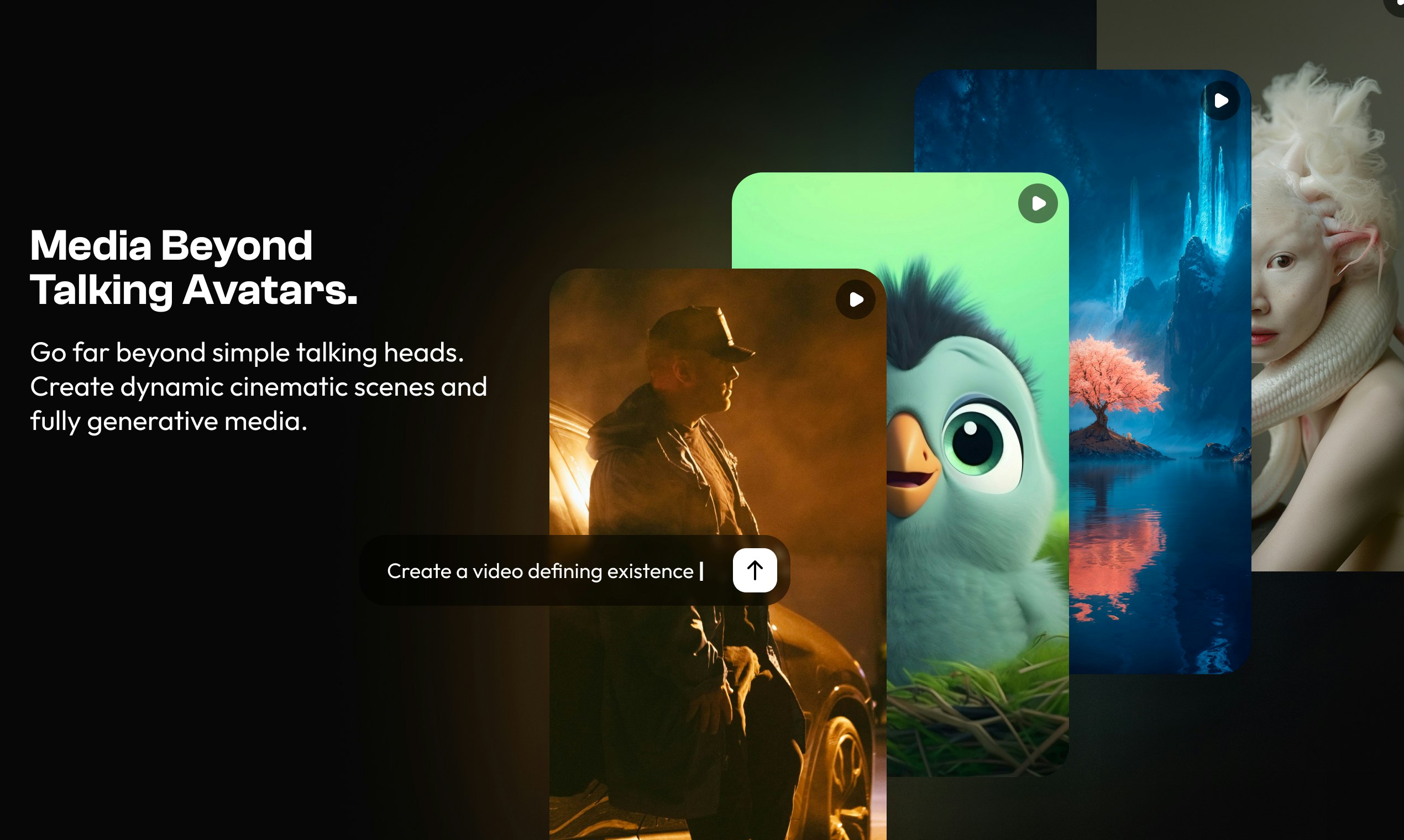 Talking video generator gallery image