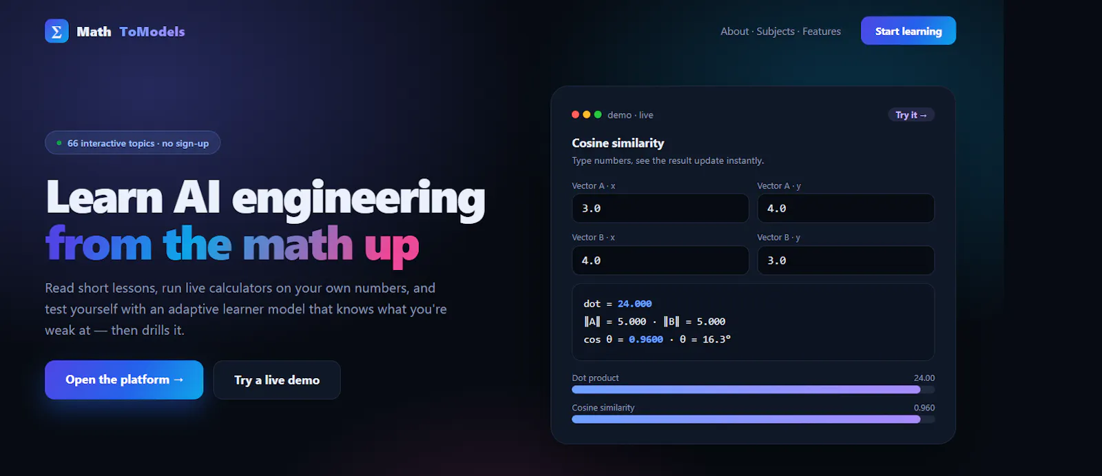 MathToModels screenshot 1